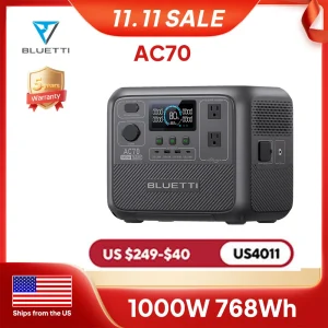 Portable Power Station | 1000W 768Wh, Solar Generator