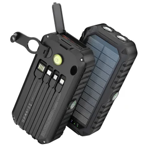 40,000mAh Solar Power Bank with Hand Crank