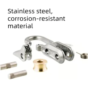 6-30Pcs Stainless Steel Rope Adjuster Outdoor Rope