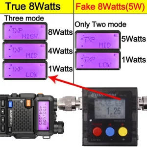1/2/4 PCS 8W Walkie Talkie Ham Radio